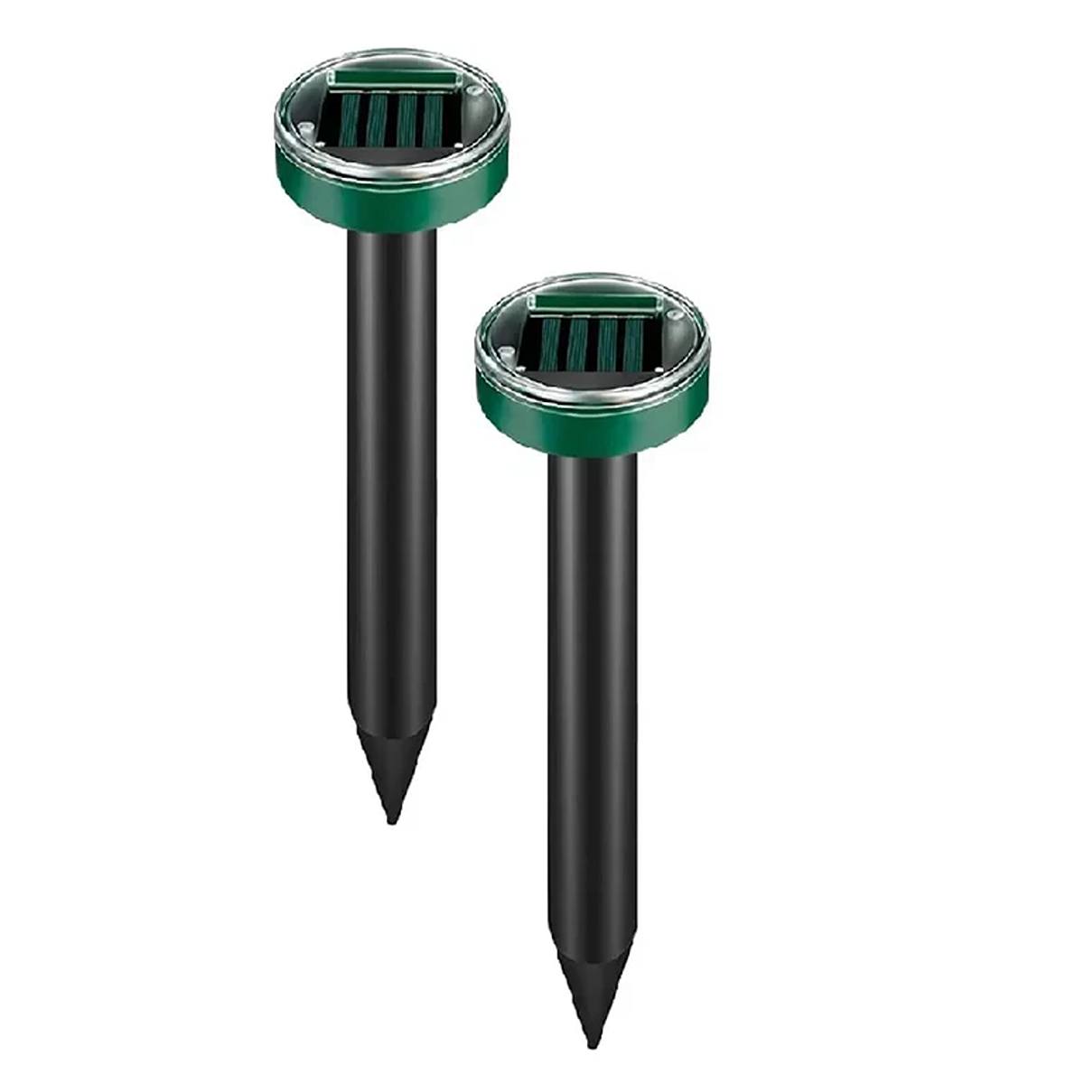 1+1 CADOU Aparat Cu Incarcare Solara Anti Daunatori, Pentru Cartite, Gradina, Cu Tarus, Verde