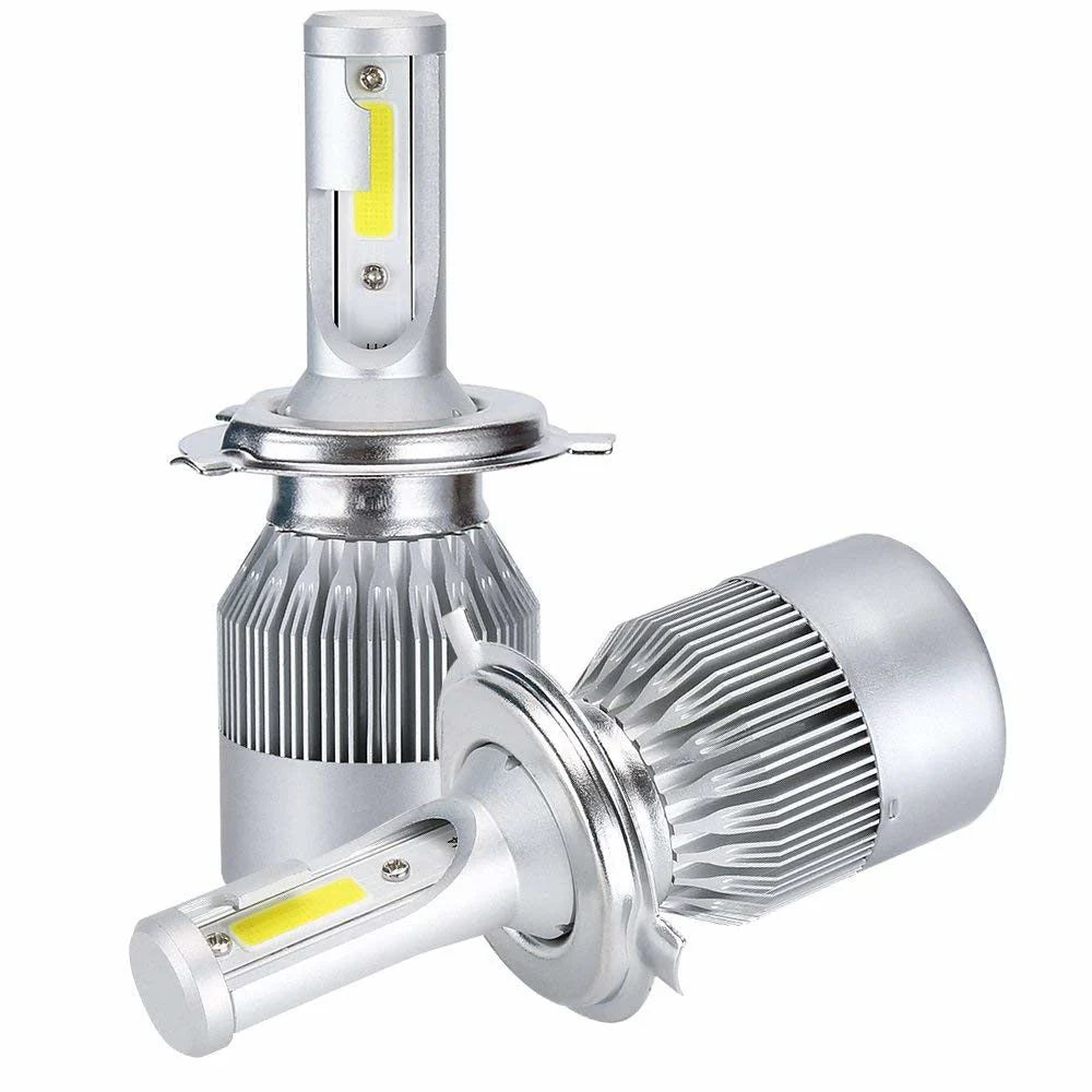 Set 2 Becuri Auto LED C6 H4 6000K Cu 2 Faze