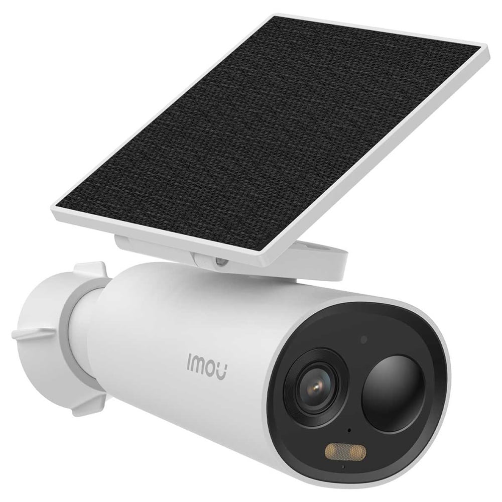 Camera supraveghere exterior WiFi cu panou solar , 5 MP, 2.8 mm,  lumina alba 15 m, 5000 mAh, slot card, microfon si difuzor