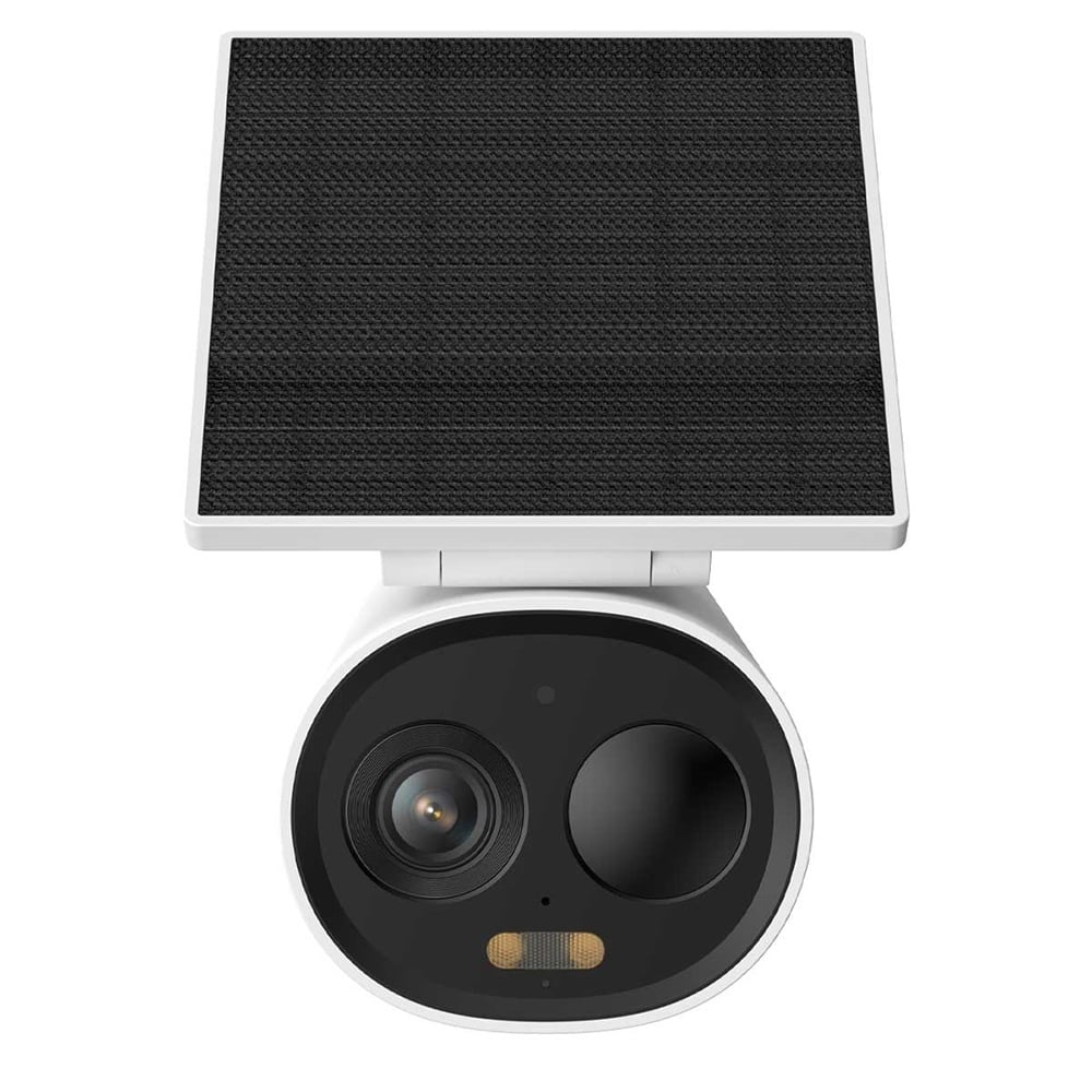 Camera supraveghere exterior WiFi cu panou solar , 5 MP, 2.8 mm,  lumina alba 15 m, 5000 mAh, slot card, microfon si difuzor