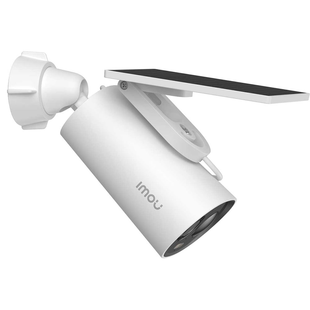 Camera supraveghere exterior WiFi cu panou solar , 5 MP, 2.8 mm,  lumina alba 15 m, 5000 mAh, slot card, microfon si difuzor