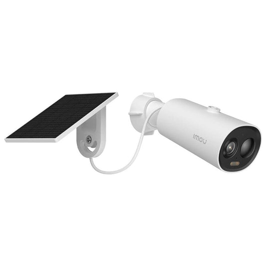 Camera supraveghere exterior WiFi cu panou solar , 5 MP, 2.8 mm,  lumina alba 15 m, 5000 mAh, slot card, microfon si difuzor