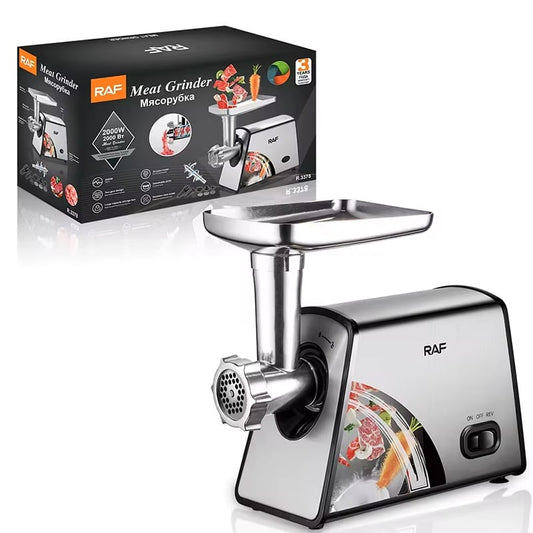 Masina de tocat electrica 2000W, functie revers si accesorii legume