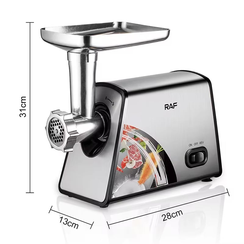 Masina de tocat electrica 2000W, functie revers si accesorii legume