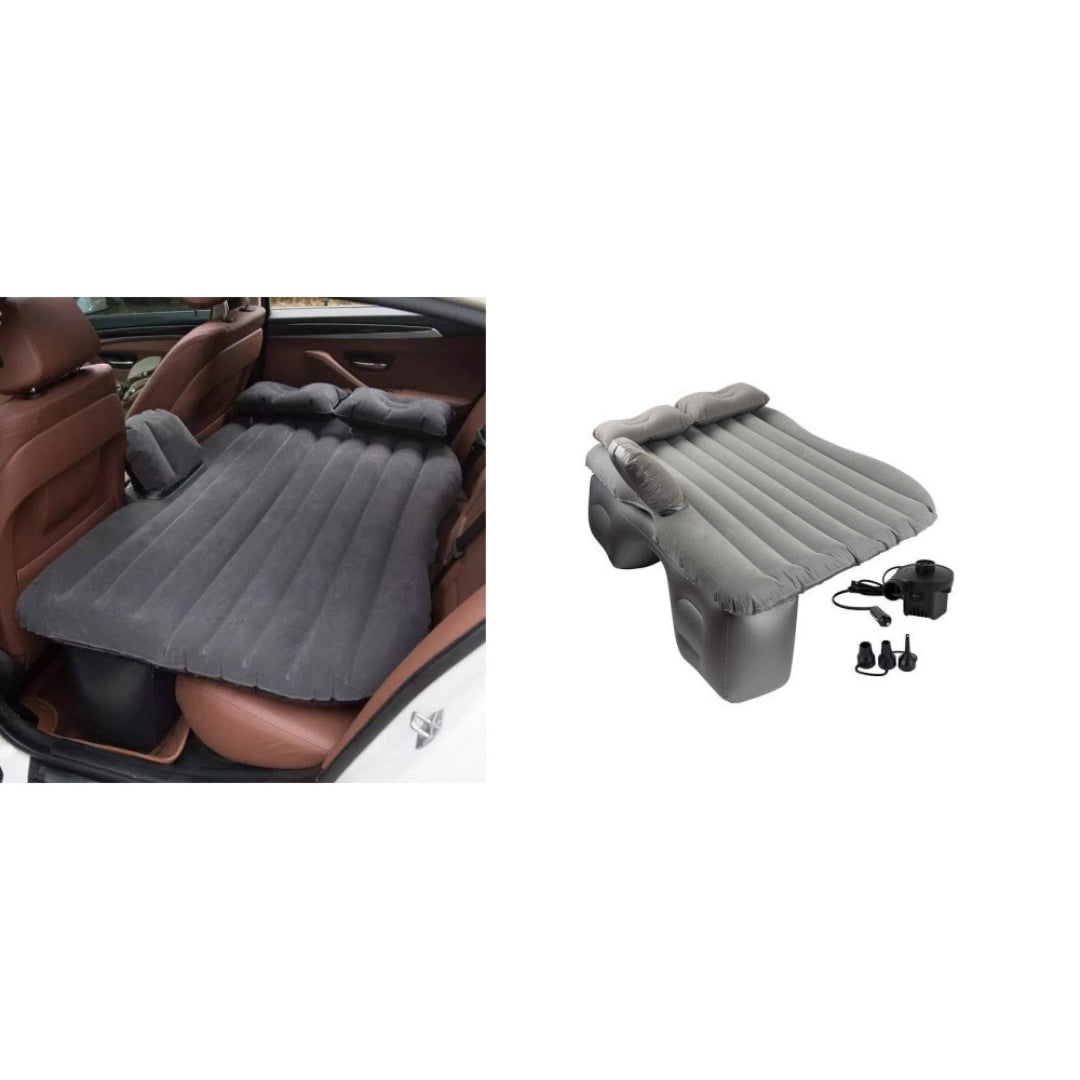 Saltea gonflabila Couch Air pentru masina, 130cm x 80cm x 40 cm, include pompa auto.