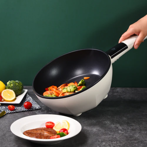 Tigaie Electrica Inteligenta Migas - 3L, Multifunctionala, Panou Control, 26cm, Prajire, Fierbere, Aburire, Mentinerea Caldurii