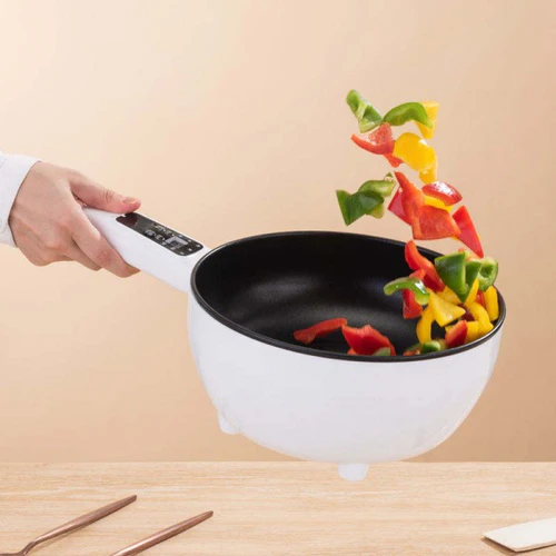 Tigaie Electrica Inteligenta Migas - 3L, Multifunctionala, Panou Control, 26cm, Prajire, Fierbere, Aburire, Mentinerea Caldurii