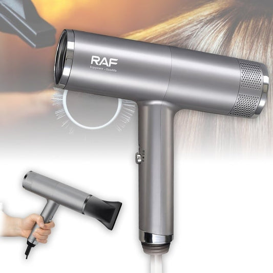 Uscator de par ionic, RAF 1600W, 2 viteze, 3 setari temperatura, duza concentratoare