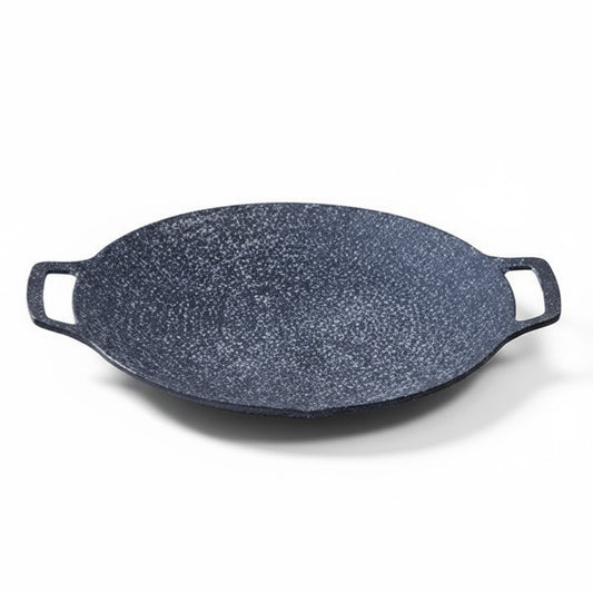 Plită Rotundă Coreeană , pentru grătar, diametru 36 cm, negru