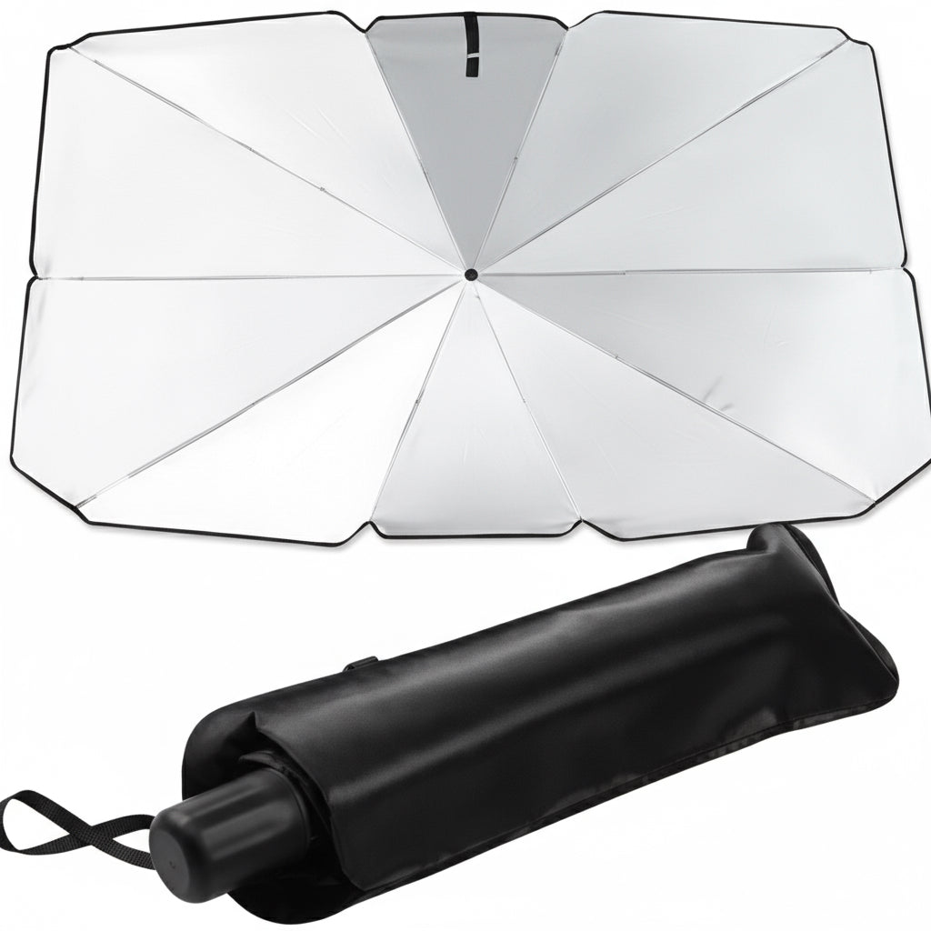 Pachet 3 Umbrele Tip Parasolar Ușor de Folosit Dimensiuni:130 cm x 79 cm.