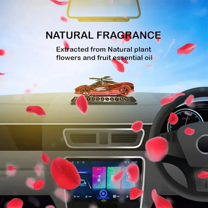 Odorizant auto functionare solara cu elice model masina