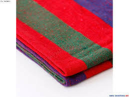 Hamac multicolor din bumbac cu husa de transport