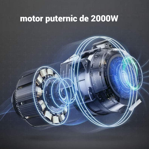 Mașină de tocat carne profesională MGD 2000W, 3 site inox, funcție reverse și accesorii incluse..