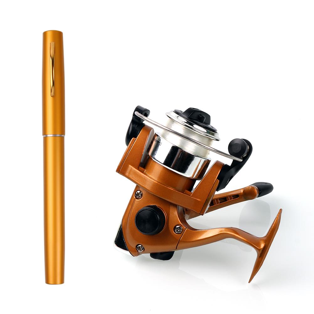 Mini Undiță Telescopică de buzunar portabilă cu mulinetă de pescuit