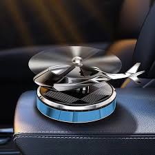 Odorizant auto functionare solara cu elice model elicopter.