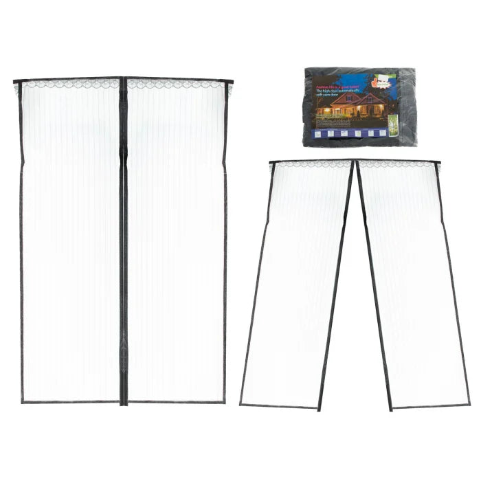 Plasa de tantari si insecte magnetica pentru usa, dimensiune 85 x 210 cm