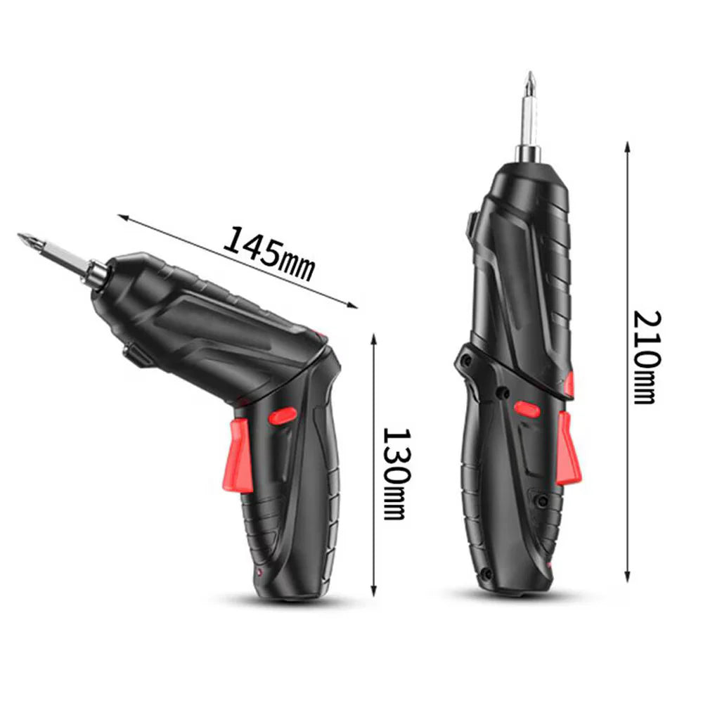 Set 48 Surubelnite Electrice Wireless, MorFansi, 3.6V/50W, Reincarcabile, Cu Cutie Depozitare Si Cablu De Incarcare USB, Negru