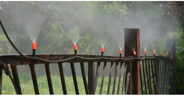 Sistem de racire , irigare terasa si gradina10 m 10 duze.