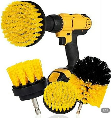 Set 3 Perii Curatare Cu Adaptor Pentru Bormasina/Autofiletanta