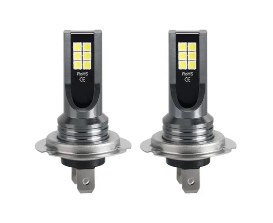 Set 2 Becuri Auto LED H7 110W/Set 12 LED SMD
