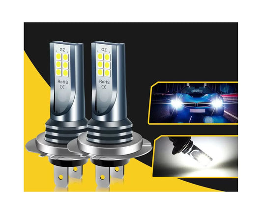 Set 2 Becuri Auto LED H7 110W/Set 12 LED SMD