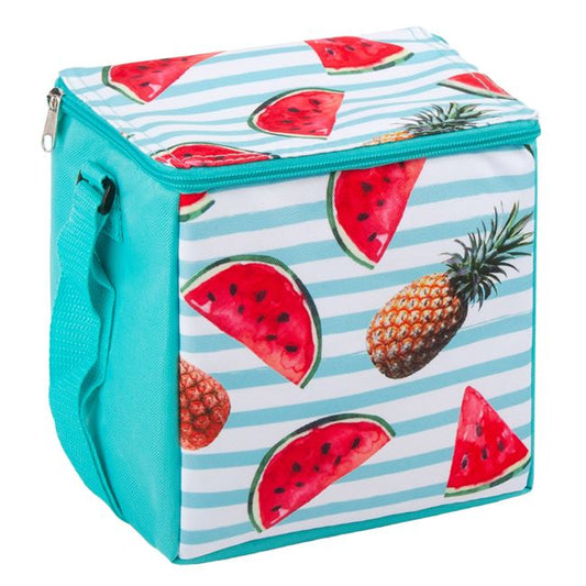 Geanta Izoterma Albastra Turcoaz Modele Albe 19x15x20cm - 6L