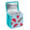 Geanta Izoterma Albastra Turcoaz Modele Albe 19x15x20cm - 6L