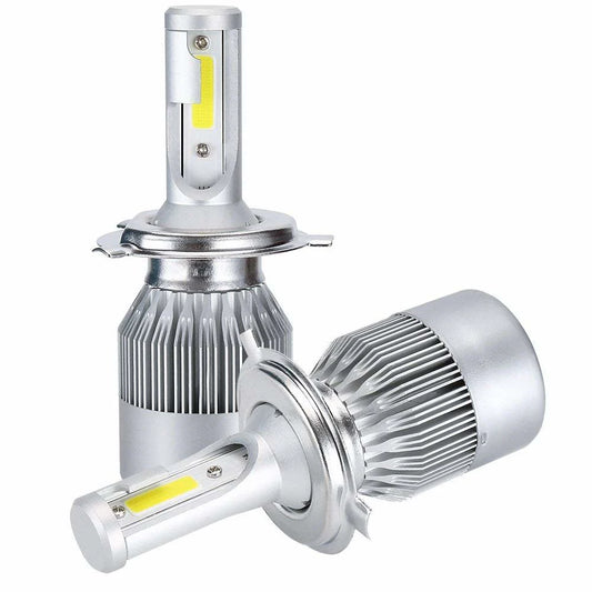 Set 2 Becuri Auto LED C6 H4 6000K Cu 2 Faze