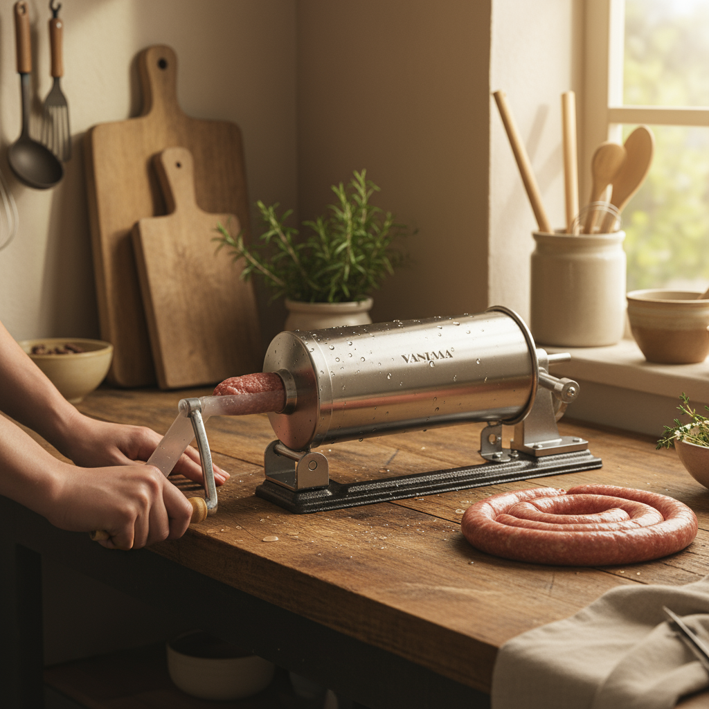 Aparat de umplut carnati  - Capacitate 4kg