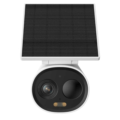 Camera supraveghere exterior WiFi cu panou solar , 5 MP, 2.8 mm,  lumina alba 15 m, 5000 mAh, slot card, microfon si difuzor