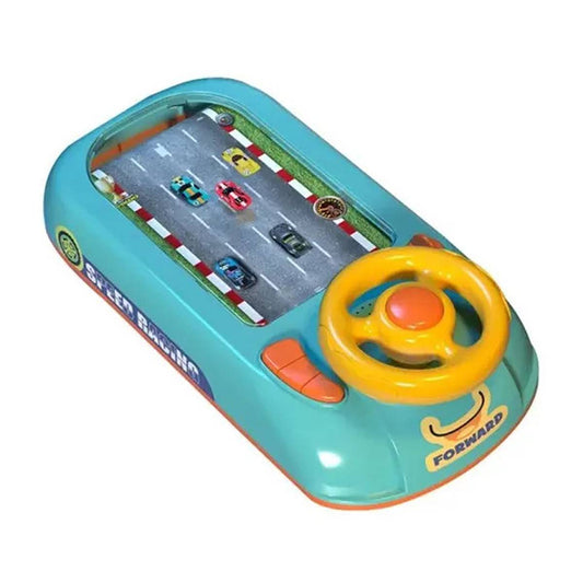 Volan interactiv pentru copii 3+, jucărie educativă și muzicală cu lumini, sunete și 2 viteze, 43x22x13 cm