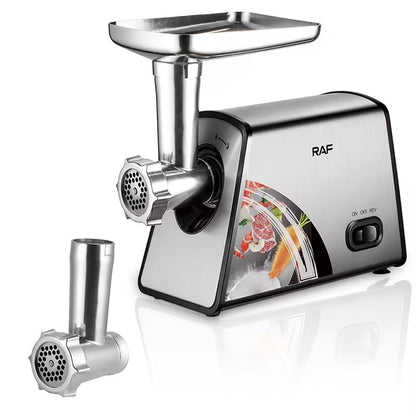 Masina de tocat electrica 2000W, functie revers si accesorii legume