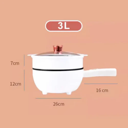 Tigaie Electrica Inteligenta Migas - 3L, Multifunctionala, Panou Control, 26cm, Prajire, Fierbere, Aburire, Mentinerea Caldurii