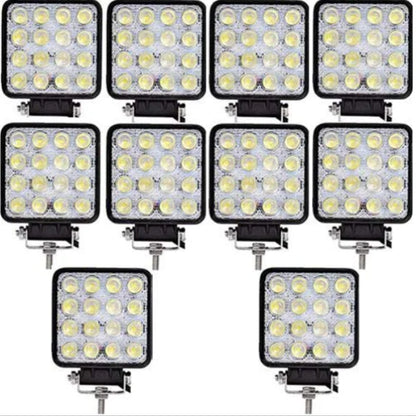Set 8 Proiectoare 16 LED 48W Auto OFF-ROAD, IP 67