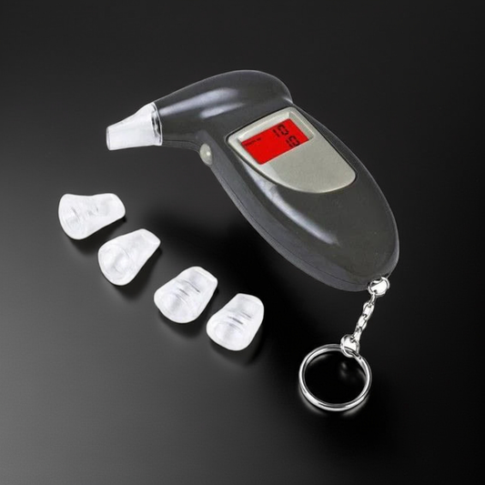 Alcool Tester Portabil Cu Afisaj Digital Si 4 Capete Interschimbabile