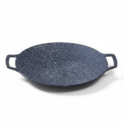 Plită Rotundă Coreeană , pentru grătar, diametru 36 cm, negru