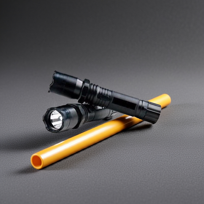 Lanterna electrosoc , LED, Aluminiu, Reincarcabila