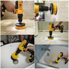 Set 3 Perii Curatare Cu Adaptor Pentru Bormasina/Autofiletanta