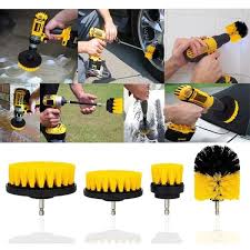 Set 3 Perii Curatare Cu Adaptor Pentru Bormasina/Autofiletanta