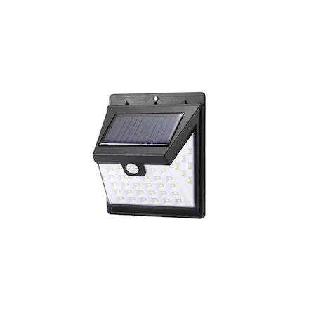 Lampa solara 40 LED-uri, senzor miscare, 3 moduri de functionare, lumina rece, 364lm