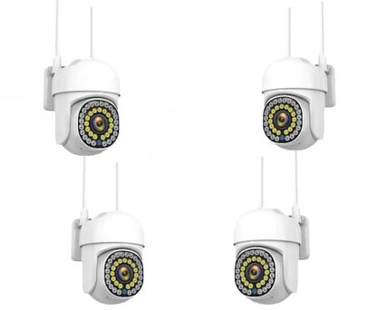 Pachet  4 Camere Wifi de Exterior  , Vizualizare Live pe Telefon, Night Vision, Senzor de Miscare.