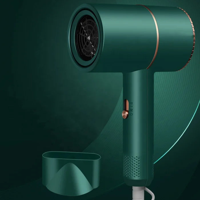 Uscator de par pentru casa sau calatorii, alimentare 220V, culoare Verde